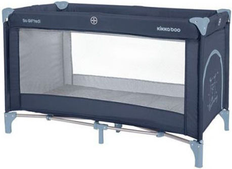 Kikka Boo So Gifted 2020 Playpen 2 Levels with Mattress Navy Blue 124x64cm