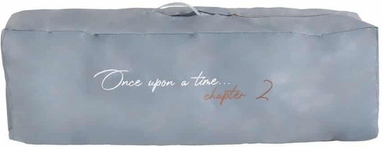 Cangaroo Once Upon A Time Loc de joacă 2 Nivele cu Saltea Gri 125x62cm