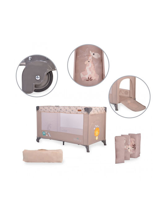 Cangaroo Africa Playpen Beige 125x65cm
