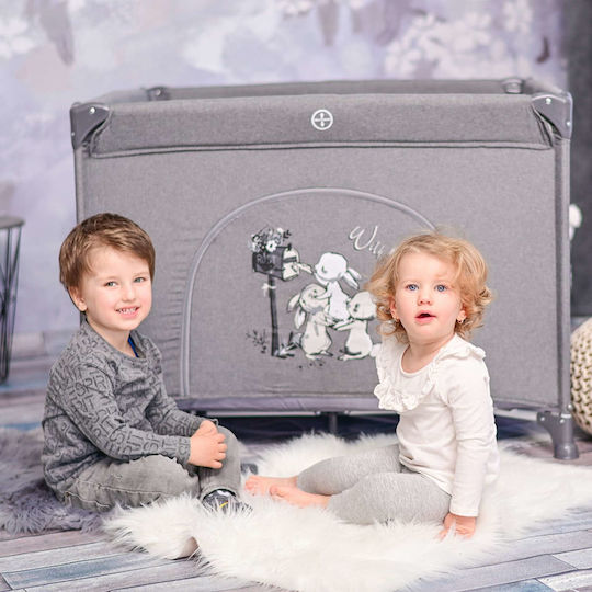 Lorelli Happy Game Zone Elephant Park mit Matratze Beige String 100x100cm