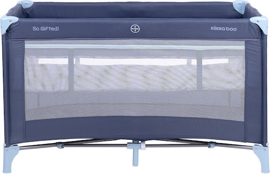 Kikka Boo So Gifted 2020 Playpen 2 Levels with Mattress Navy Blue 124x64cm