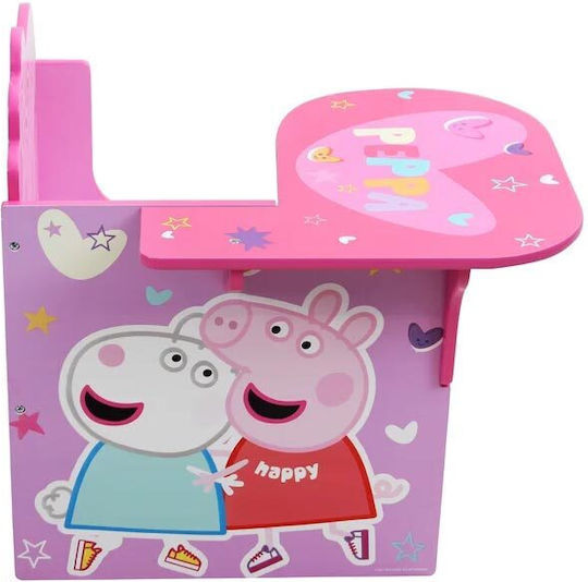 Peppa Pig Kids Desk made of Wood Pink