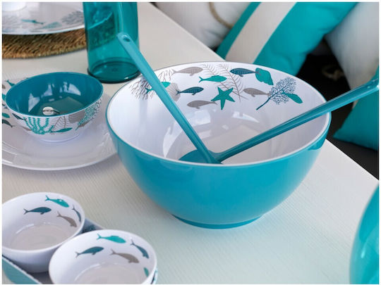 Marine Business Coastal Serving Bowl Round made of Melamine White with Diameter 13.5cm 6pcs