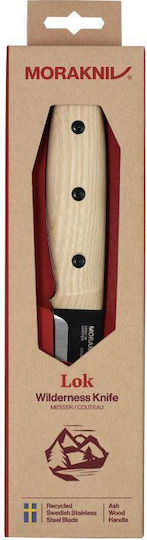 Morakniv Lok BlackBlade Cuțit Lemn Frasin în Husă Din Piele