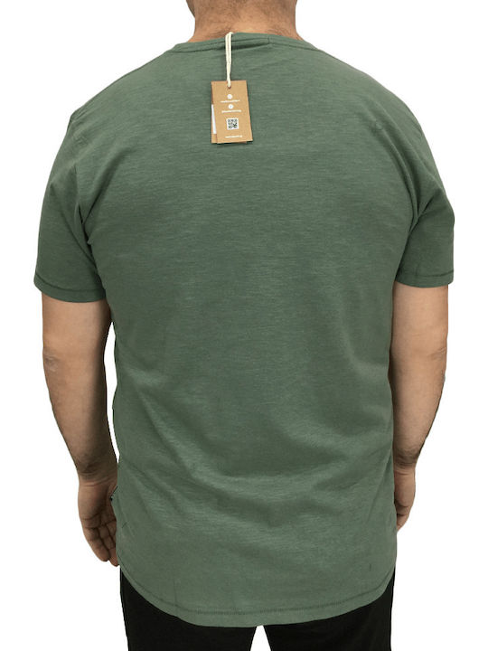 Rebase Flama Herren T-Shirt Kurzarm Khaki