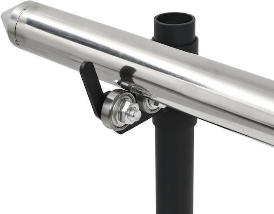 vidaXL Inox Barbecue Spit for Lamb with Motor 150cm