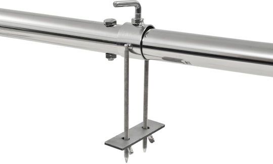 vidaXL Inox Barbecue Spit for Lamb with Motor 150cm