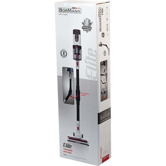 Bormann Elite BVC3310 Επαναφορτιζόμενη Σκούπα Stick 29.6V Λευκή