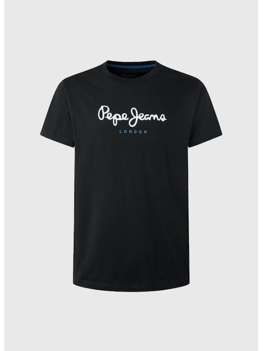 'eggo' T-shirt Μαύρο