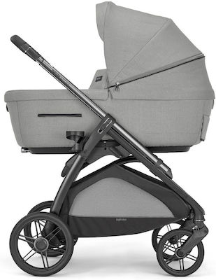 Inglesina Aptica Quattro Darwin Infant Recline Adjustable 3 in 1 Baby Stroller Suitable for Newborn Satin Grey 12.7kg