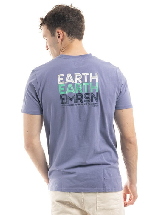 Emerson Herren T-Shirt Kurzarm Lila