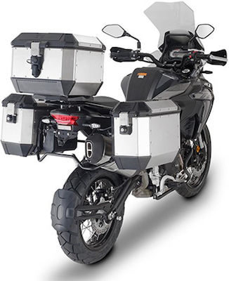 Kappa Moto Mission Monokey Motorrad-Topcase 44Es Silber