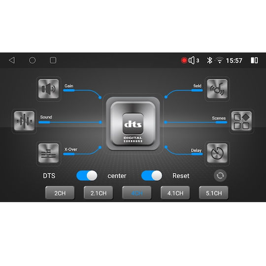 Lenovo Auto-Audiosystem 2DIN (Bluetooth/USB/AUX/WiFi/GPS/Apple-Carplay/Android-Auto/Notenblätter) mit Touchscreen 9.7"