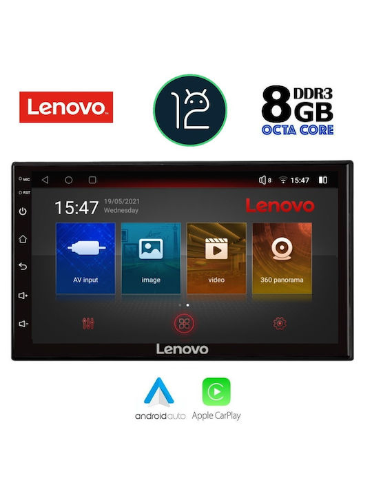 Lenovo Sistem Audio Auto 2DIN (Bluetooth/USB/AUX/WiFi/GPS/Partitură) cu Ecran Tactil 9.7"