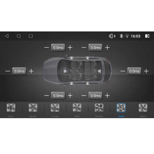 Lenovo Auto-Audiosystem 2DIN (Bluetooth/USB/AUX/WiFi/GPS/Apple-Carplay/Android-Auto/Notenblätter) mit Touchscreen 9.7"