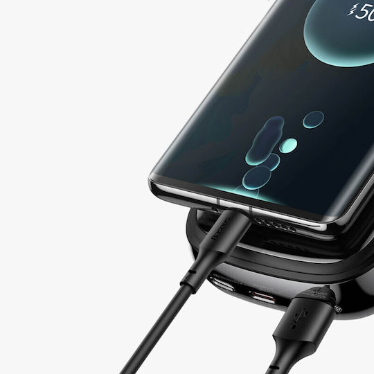 Baseus Qpow Digital Display Power Bank 20000mAh 22.5W с USB-A порт и 2 USB-C порта Черен