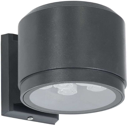 GloboStar Wall-Mounted Outdoor Spot LED IP67 24W with Warm White Light Double Beam