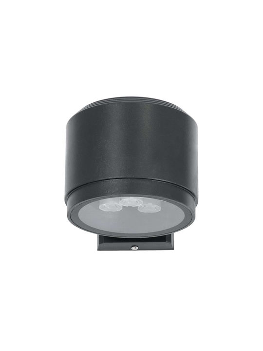 GloboStar Wall-Mounted Outdoor Spot LED IP67 24W with Natural White Light Double Beam