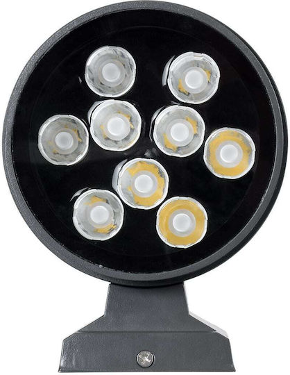 GloboStar Wall-Mounted Outdoor Spot LED IP67 24W with Natural White Light Double Beam