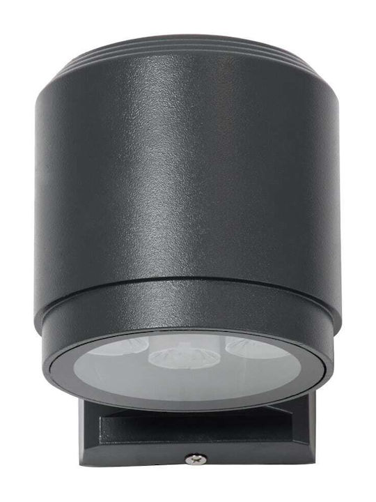 GloboStar Wall-Mounted Outdoor Spot LED IP67 12W with Warm White Light Double Beam
