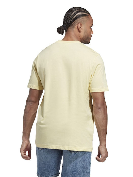 Adidas Essential Men's Short Sleeve T-shirt Yellow