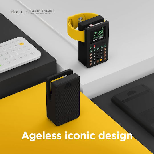 Elago W8 Stand Charging Station Încărcător pentru Ceas Apple Negrus