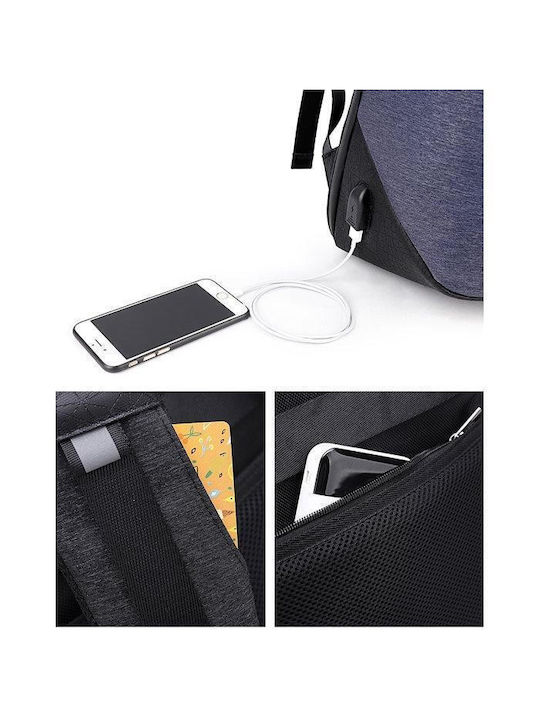 Arctic Hunter Waterproof Laptop Backpack for 15.6" Laptop with USB Port in Gray Color B00193-GY