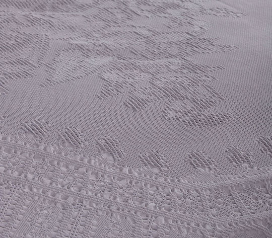 Nef-Nef Homeware Valencia Κουβέρτα Πικέ Υπέρδιπλη 230x250εκ. Gray