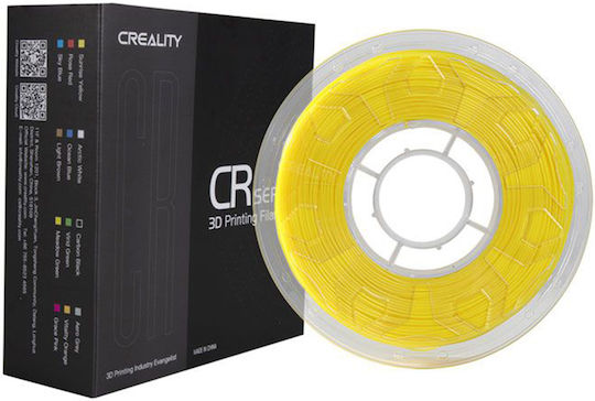 Creality3D PLA 3D Printer Filament 1.75mm Yellow 1kg 1pc Spool