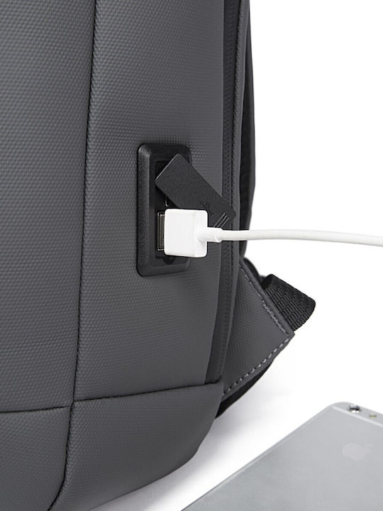 Bange Waterproof Laptop Backpack for 15.6" Laptop with USB Port in Gray Color 22188