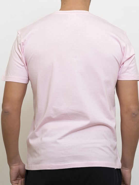 Russell Athletic Herren T-Shirt Kurzarm Rosa