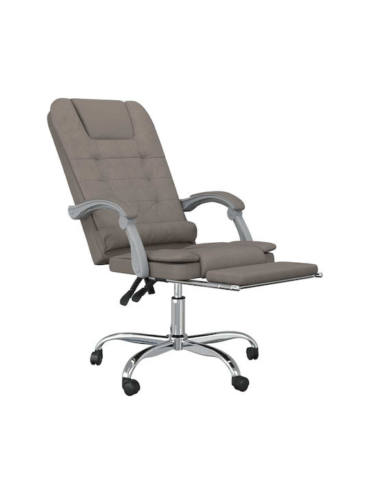 vidaXL Vdxl Scaun De Birou Cu Masaj Taupe