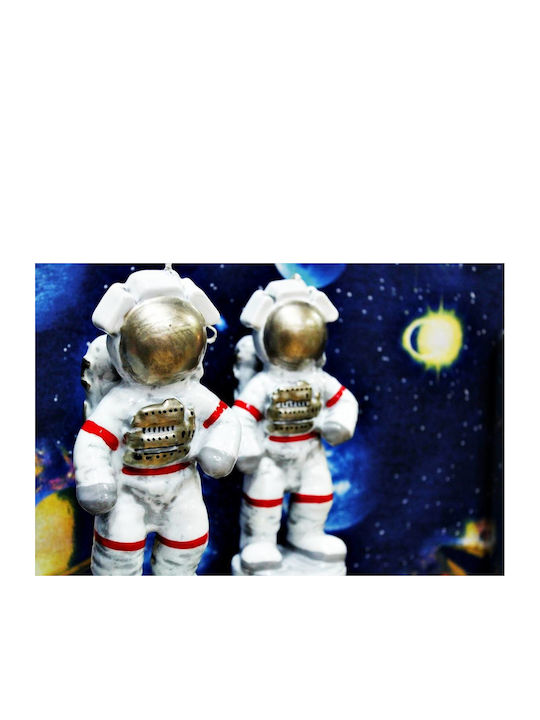 Easter Candle Scented Astronaut 21cm 21pcs White