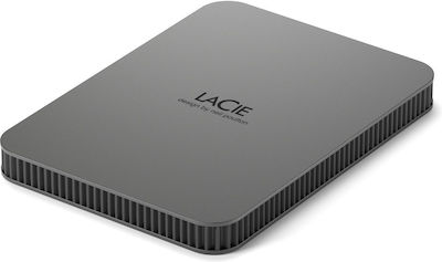 Lacie Mobile Drive Secure USB-C Externe HDD 2TB 3.5" Space Grey