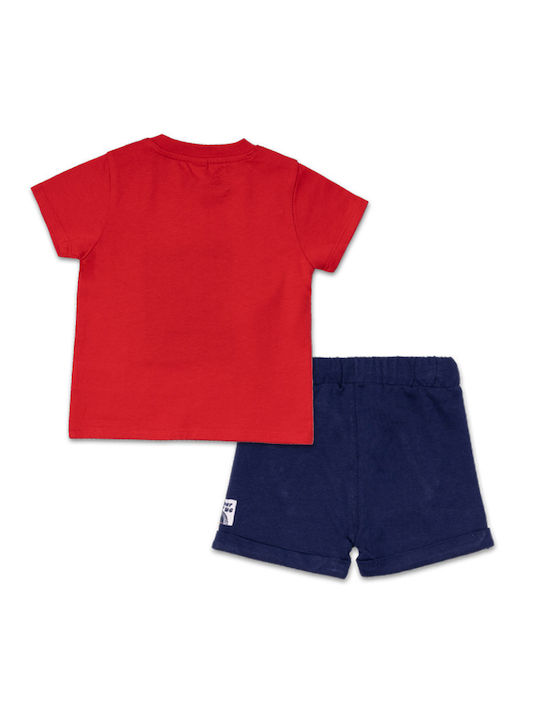 Tuc Tuc Kids Set with Shorts Summer 2pcs Red