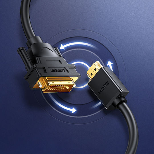 Ugreen Cable DVI-D male - HDMI male 2m