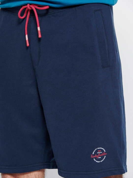 FBM007-05003 Men's Athletic Shorts Navy Blue
