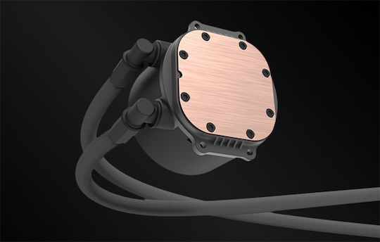 Darkflash DA240 Wasserkühlsysteme AIO CPU mit 2 Lüfterabmessung 120mm und ARGB Beleuchtung