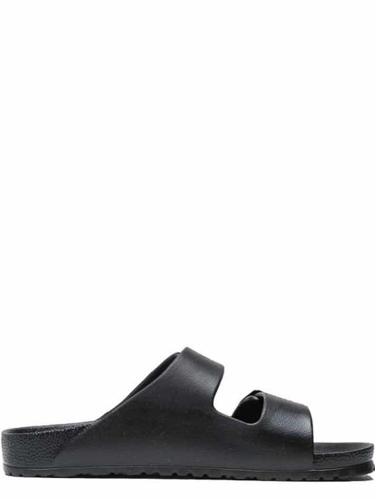 Funky Buddha Men's Slides Black