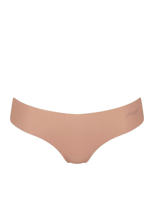 Γυναικεία String 2Pack χωρίς Ραφές Μπεζ