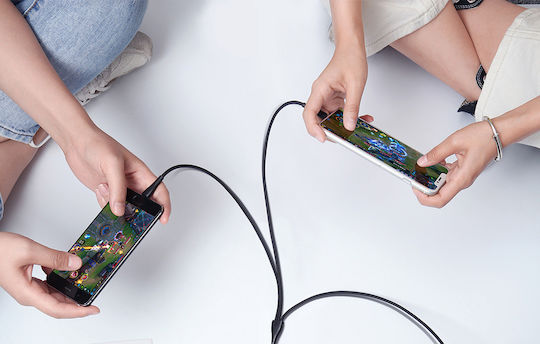 Mcdodo CA-6960 Braided USB to Lightning / Type-C / micro USB Cable Μαύρο 1.2m