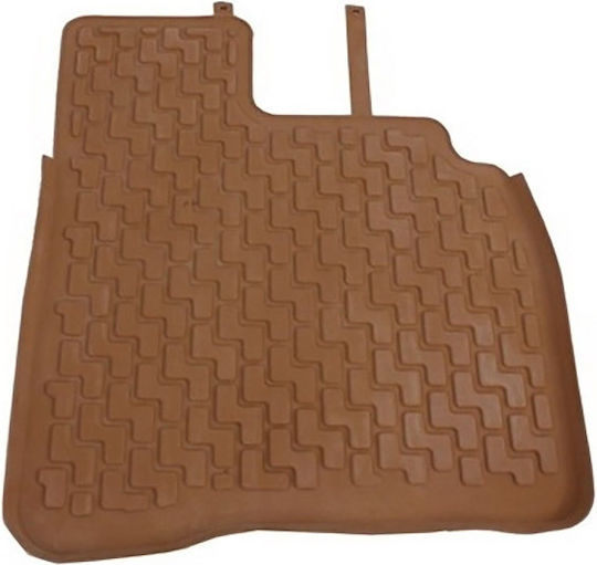 Set of Front and Rear Mats 4pcs Tray Type for Mercedes-Benz S 2005-2013 Beige