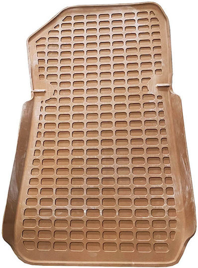 Set of Front and Rear Mats 4pcs Tray Type for BMW E87 2004-2011 Beige