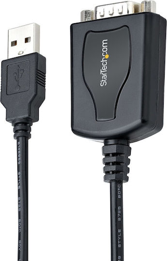 StarTech COM Port Retention Cable RS232 9-pin male to USB-A 0.9m 1pcs