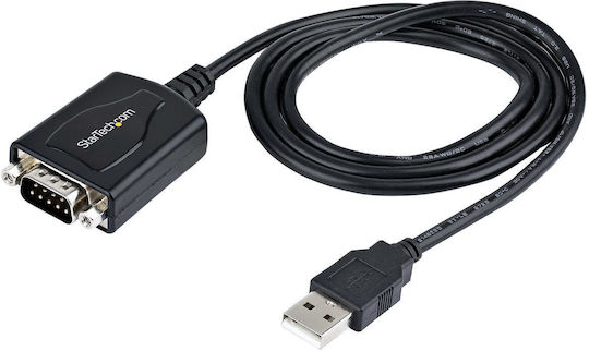 StarTech COM Port Retention Cable RS232 9-pin male to USB-A 0.9m 1pcs