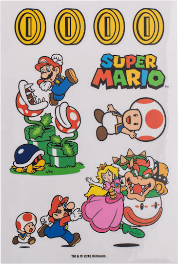 Pyramid International Super Mario Mushroom Kingdom Sticker for Laptop