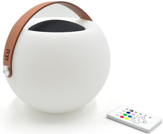 Akai Proffesional Cs6 Shine Bluetooth Speaker 5W with Battery Life up to 8 hours Multicolour