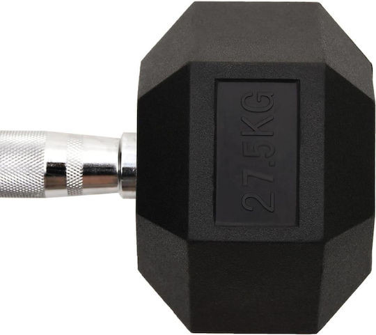 vidaXL Sechseck Hantel 1 x 27,5 kg