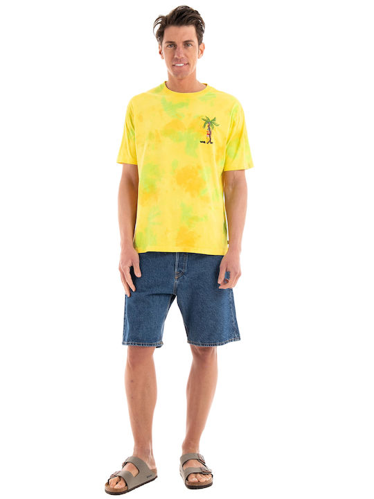 Scotch & Soda Men's Short Sleeve T-shirt Yellow