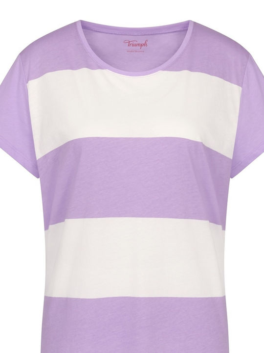 Triumph Summer Cotton Women's Nightdress Lilac